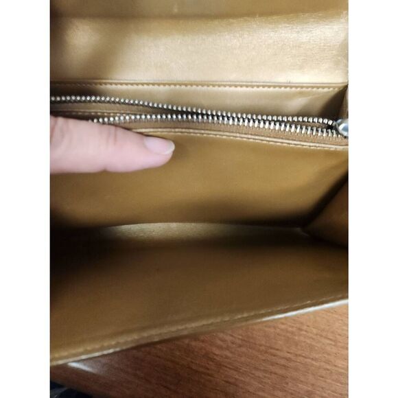 Louis Vuitton AUTHENTIC Vernis gold long wallet WITH DUSTBAG & Certificate of Au - Picture 7 of 9